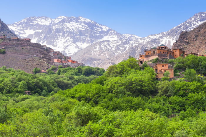 The Ourika Valley and Atlas Mountains